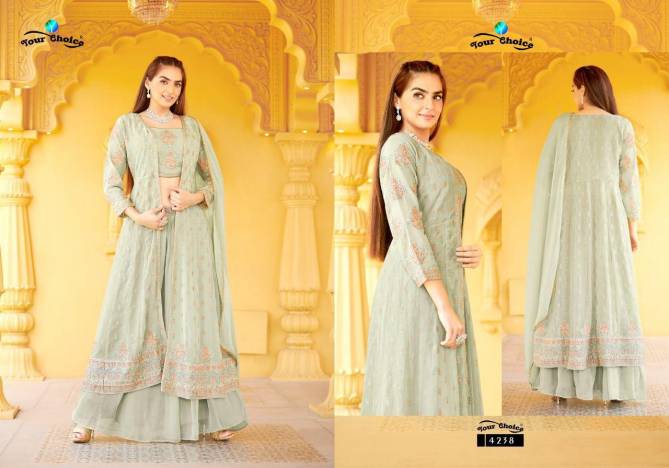 Your Choice Gucee 3 Heavy Georgette Wedding Wear Designer Salwar Kameez Collection